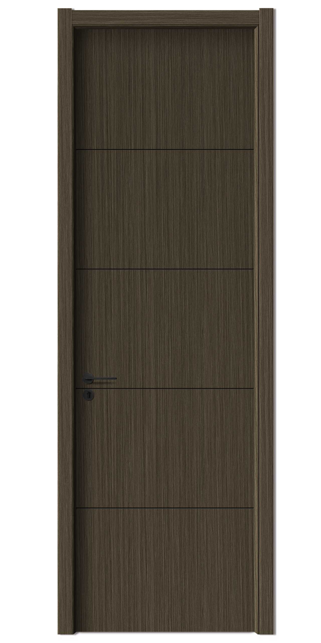 Porta scolpita moderna in WPC di lusso leggero LD-11