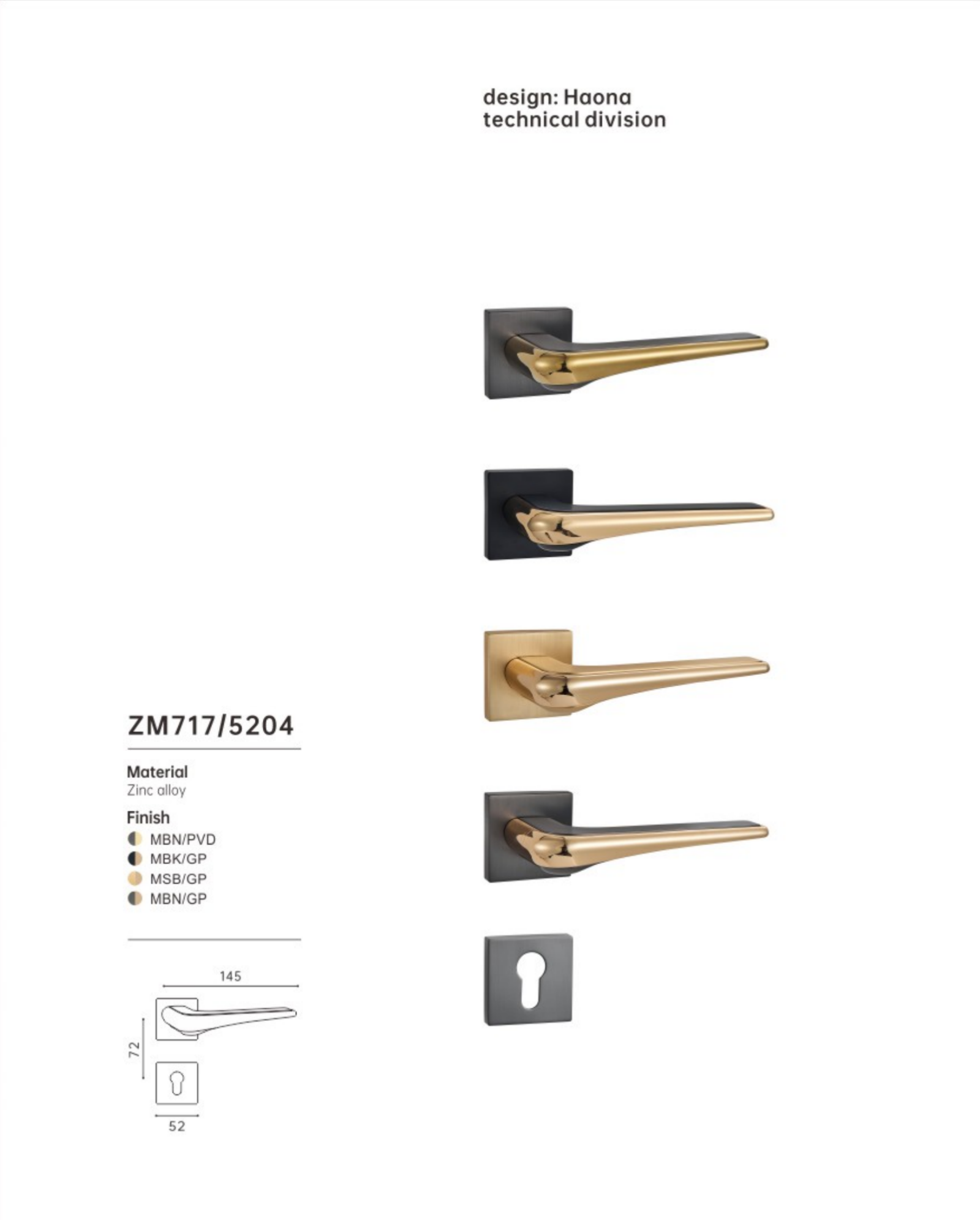 serratura ZM717/5204