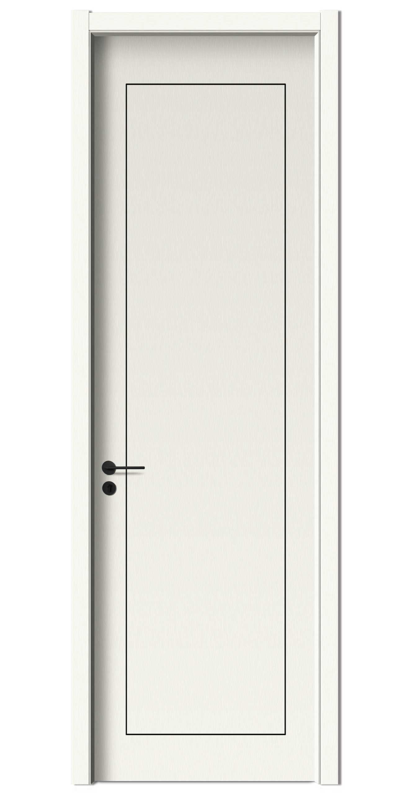 Porta scolpita moderna in WPC di lusso leggero LD-01